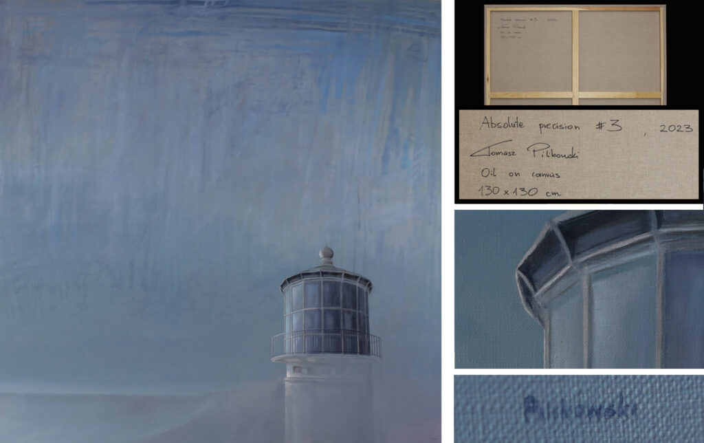 Obraz morza i latarni morskiej