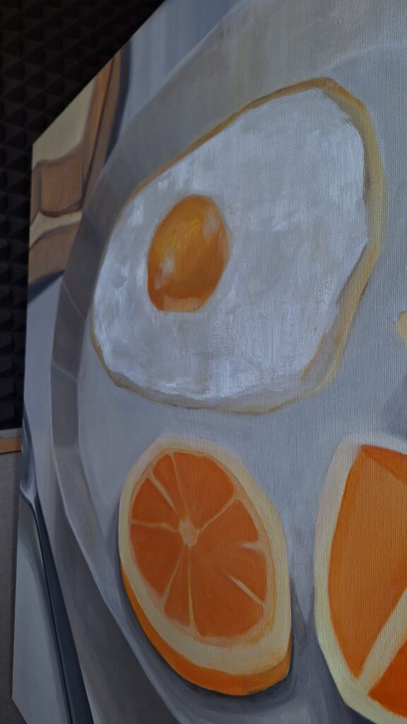 Obraz olejny na podstawie gry komputerowej